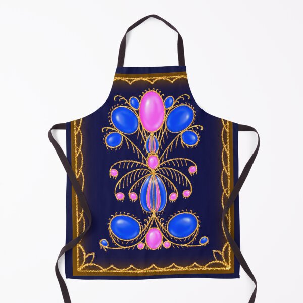 Item preview, "French Fancy", Fine Art Design Ultramarine Blue Pink designed and sold by Lycanth.