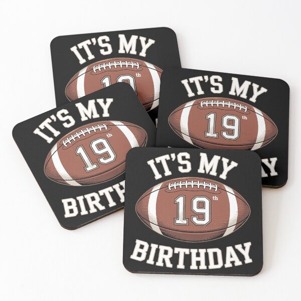 Item preview, It's My 19th Birthday Boy 19 Year Old American Football  designed and sold by GGrizeldaRivas.