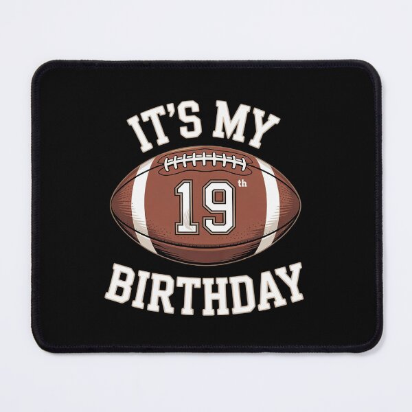 Item preview, It's My 19th Birthday Boy 19 Year Old American Football designed and sold by GGrizeldaRivas.