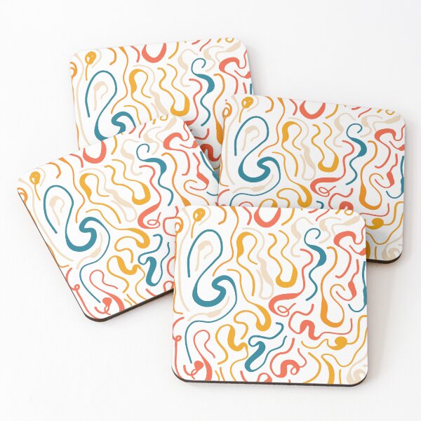 Item preview, Teal Sunset Swirls designed and sold by Bold INK.