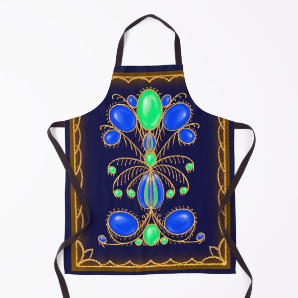 Item preview, "French Fancy", Fine Art Design Ultramarine Blue Green designed and sold by Lycanth.
