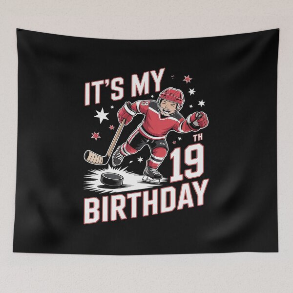 Item preview, It's My 19th Birthday Boy Ice Hockey Dabbing 19 Year Old  designed and sold by GGrizeldaRivas.
