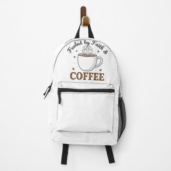 Artikelvorschau, Angetrieben von Glauben und Kaffeedesign entworfen und verkauft von Silent Watch Threads..