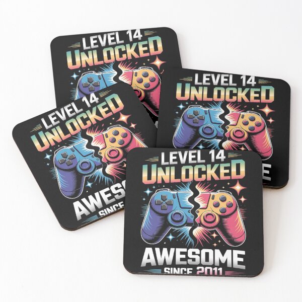 Item preview, Level 14 Unlocked Awesome Since 2011 14th Birthday Gaming  designed and sold by GGrizeldaRivas.