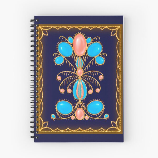 Item preview, "French Fancy", Fine Art Design Salmon Sky Blue designed and sold by Lycanth.