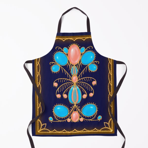 Item preview, "French Fancy", Fine Art Design Salmon Sky Blue designed and sold by Lycanth.