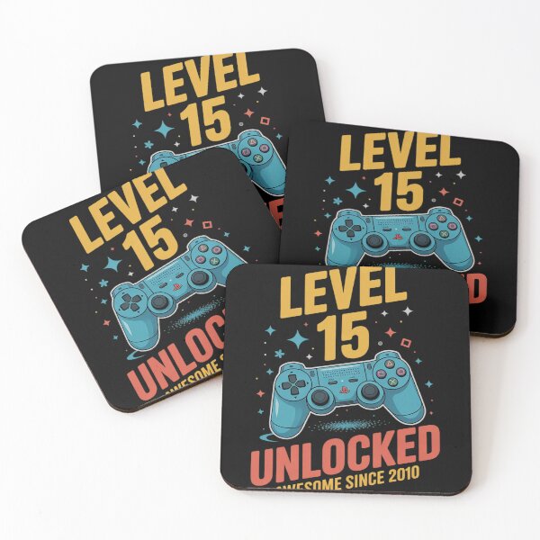 Item preview, Level 15 Unlocked 15th Birthday 15 Year Old Boy Gifts Gaming  designed and sold by GGrizeldaRivas.