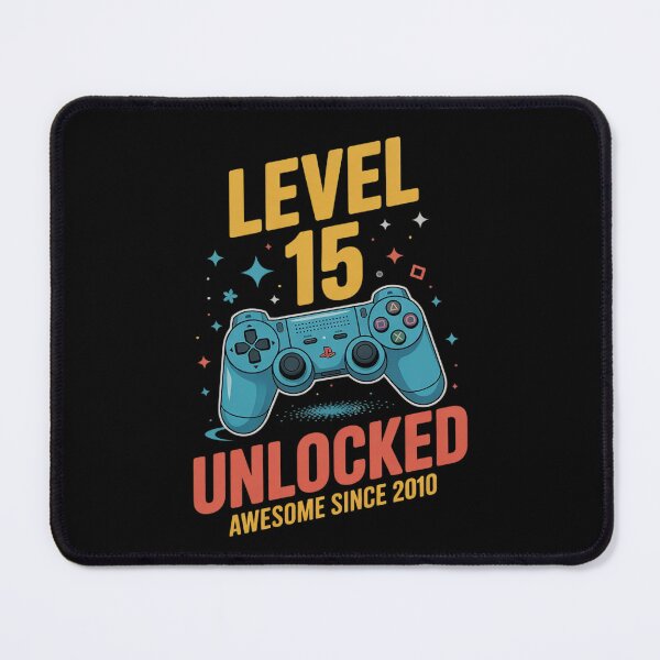 Item preview, Level 15 Unlocked 15th Birthday 15 Year Old Boy Gifts Gaming designed and sold by GGrizeldaRivas.