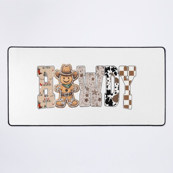 Item preview, Howdy Christmas Western Gingerbread Cowboy designed and sold by sapnaela.