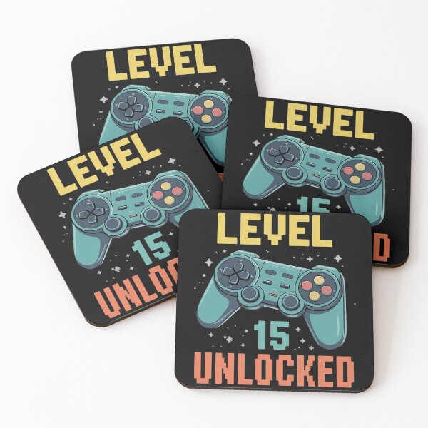 Item preview, Level 15 Unlocked 15th Birthday Gamer 15 Year Old Boys  designed and sold by GGrizeldaRivas.