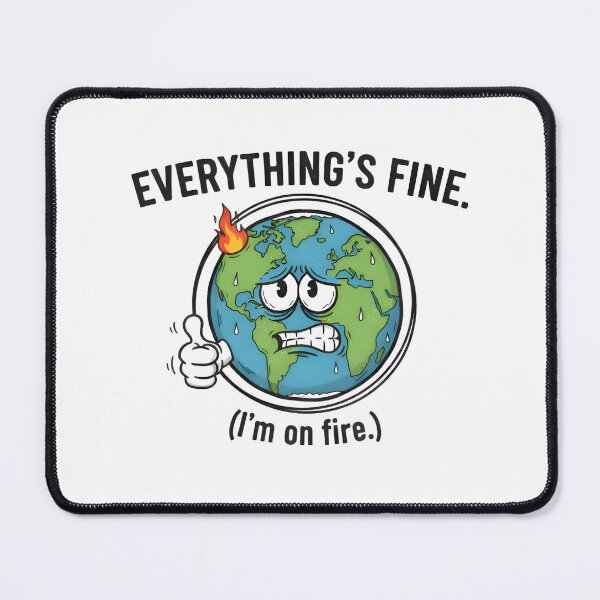 Item preview, Everything's Fine. I'm on fire. designed and sold by Hour Past Perfect.