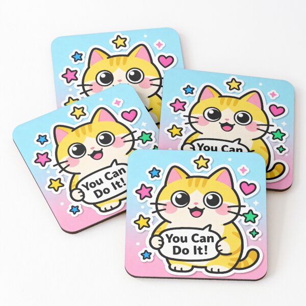 Item preview, Cute Character Spreading Positive Energy designed and sold by Stickerrwallah.