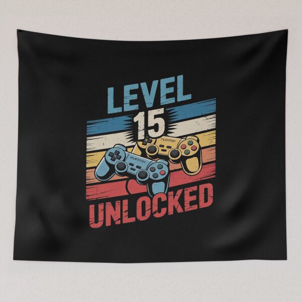 Item preview, Level 15 Unlocked Video Gamer 15 Year Old 15th Birthday  designed and sold by GGrizeldaRivas.