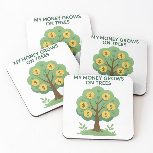 Item preview, My Money Grows on Trees – Funny Money Tree for Entrepreneurs & Dreamers designed and sold by Tommy's Arts.