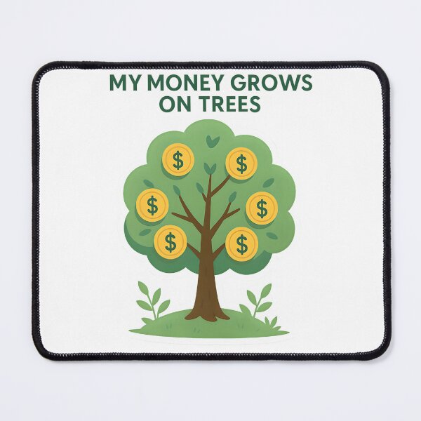 Item preview, My Money Grows on Trees – Funny Money Tree for Entrepreneurs & Dreamers designed and sold by Tommy's Arts.