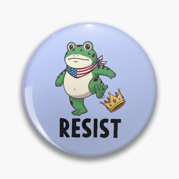 Item preview, Resist frog Portland Protest no kings Kicks  designed and sold by LittleArij.