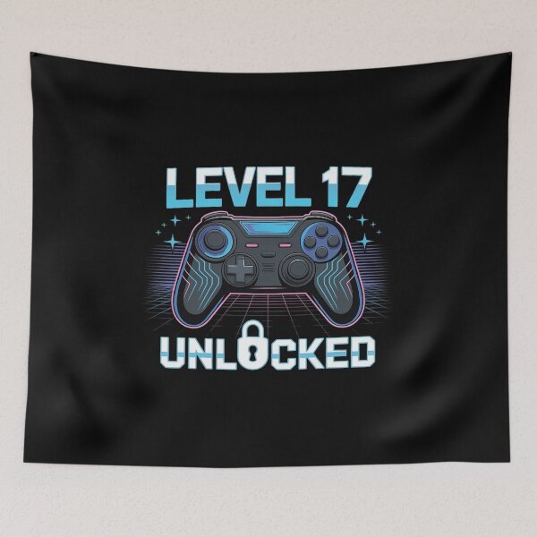 Item preview, Level 17 Unlocked 17 Year Old Boys 17th Birthday Boy  designed and sold by GGrizeldaRivas.