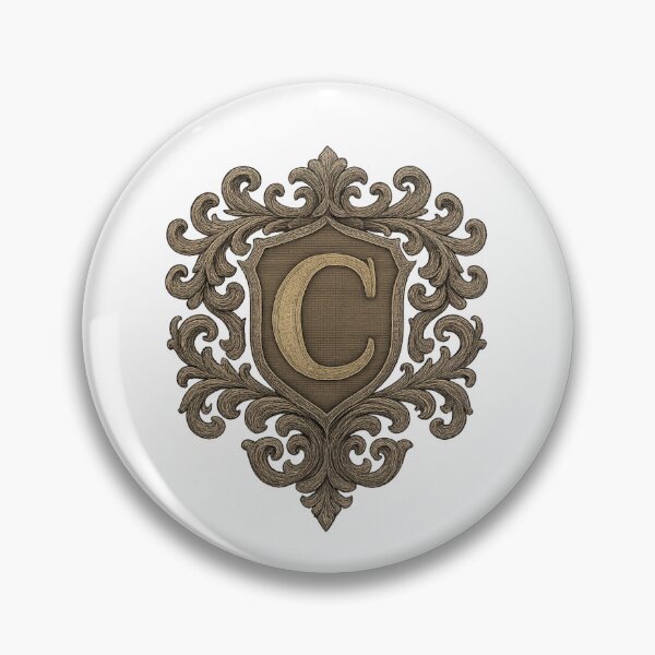 Item preview, Gothic Monogram C – Heraldic Crest designed and sold by SprineO.