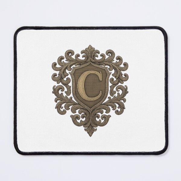Item preview, Gothic Monogram C – Heraldic Crest designed and sold by SprineO.