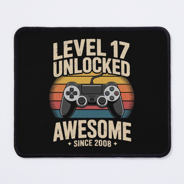 Item preview, Level 17 Unlocked 17th Birthday 17 Year Old Gamer Bday designed and sold by GGrizeldaRivas.