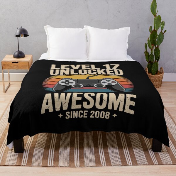 Item preview, Level 17 Unlocked 17th Birthday 17 Year Old Gamer Bday  designed and sold by GGrizeldaRivas.