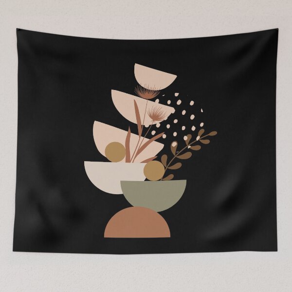 Item preview, Abstract Botanical Harmony designed and sold by Khadigadesings.