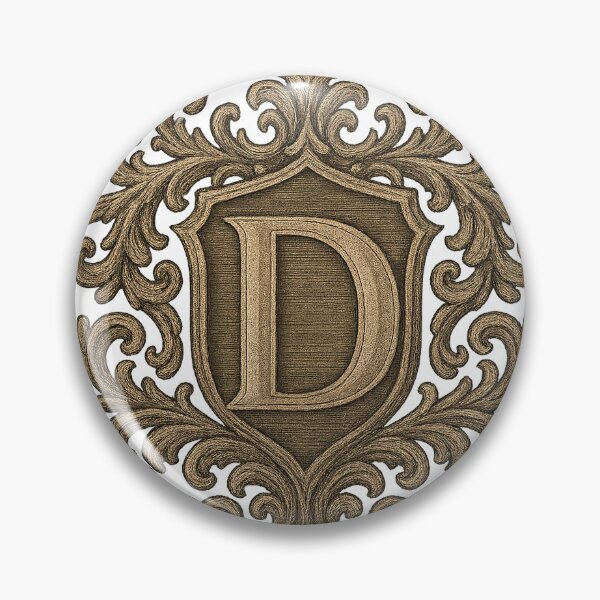 Item preview, Gothic Monogram D – Heraldic Crest designed and sold by SprineO.