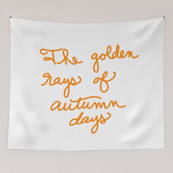 Artikelvorschau, Die goldenen Strahlen der Herbsttage entworfen und verkauft von abeink.