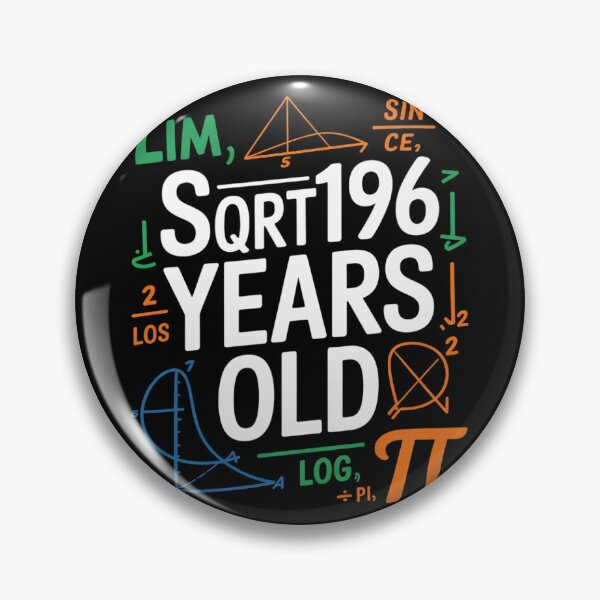 Item preview, Square Root Of 196 14th Birthday 14 Year Old Math Bday  designed and sold by GGrizeldaRivas.