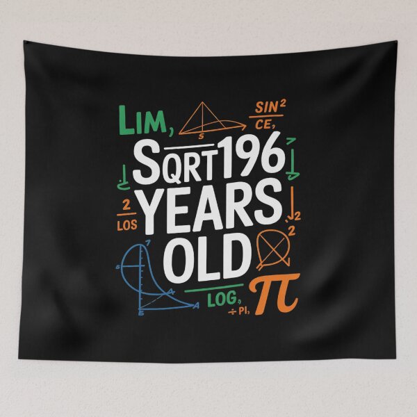 Item preview, Square Root Of 196 14th Birthday 14 Year Old Math Bday  designed and sold by GGrizeldaRivas.