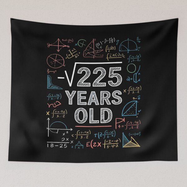 Item preview, Square Root Of 225 15th Birthday 15 Year Old Math Bday  designed and sold by GGrizeldaRivas.