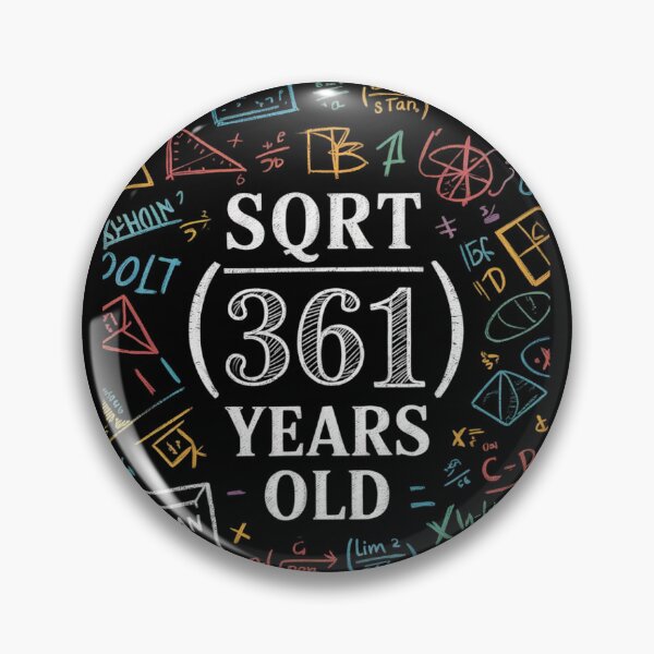 Item preview, Square Root Of 361 19th Birthday 19 Year Old Math Bday 2  designed and sold by GGrizeldaRivas.