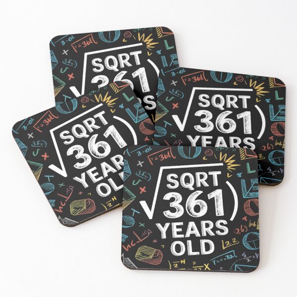 Item preview, Square Root Of 361 19th Birthday 19 Year Old Math Bday  designed and sold by GGrizeldaRivas.