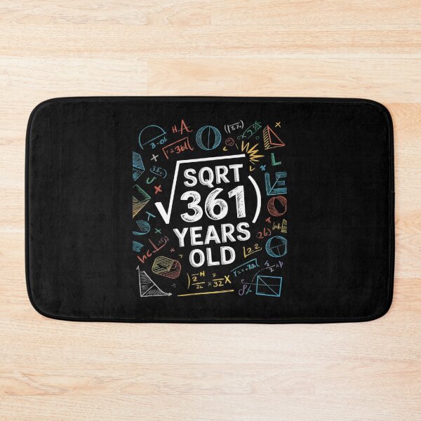 Item preview, Square Root Of 361 19th Birthday 19 Year Old Math Bday  designed and sold by GGrizeldaRivas.