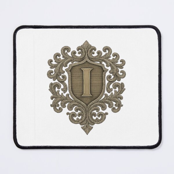 Item preview, Gothic Monogram I – Heraldic Crest designed and sold by SprineO.