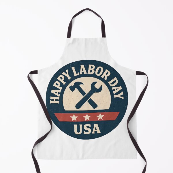 Artikelvorschau, Happy Labor Day USA – Vintage Retro Amerikanischer Tag der Arbeit entworfen und verkauft von Tommy's Arts.