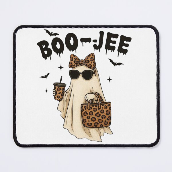 Item preview, Boojee Ghost – Cute Leopard Print Halloween Design designed and sold by FloraMyst.