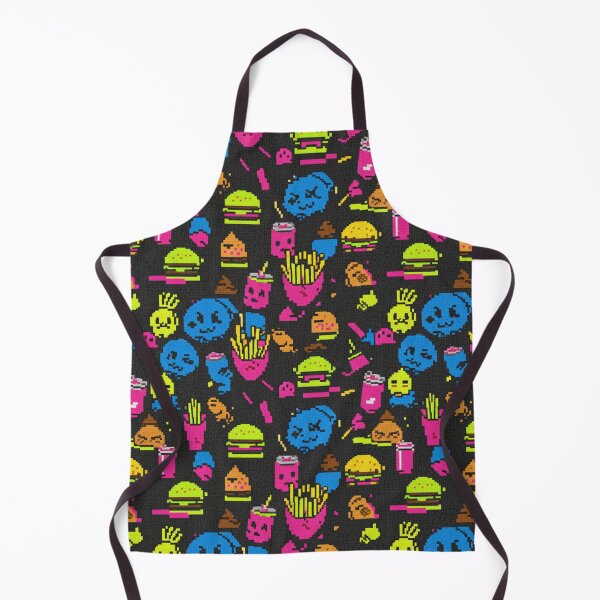 Item preview, Pixel Snack Attack | Tamagotchi Chaos Pattern designed and sold by DailyVibesMerch.
