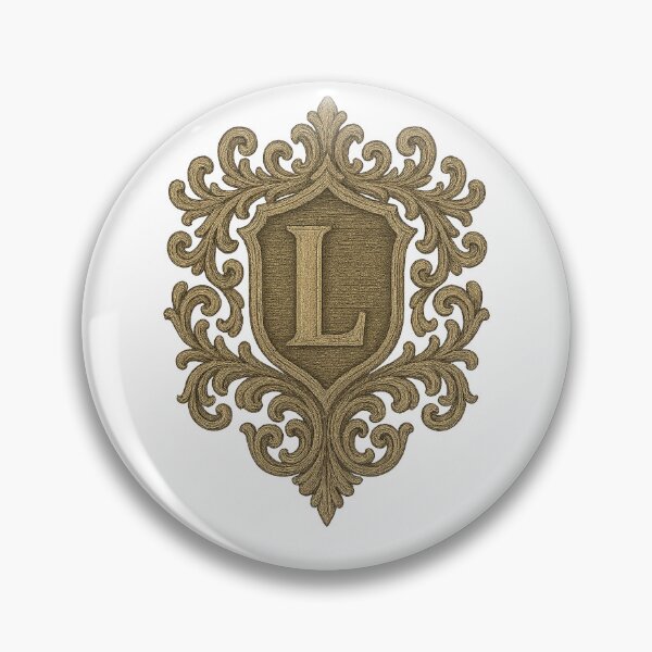 Item preview, Gothic Monogram L – Heraldic Crest designed and sold by SprineO.