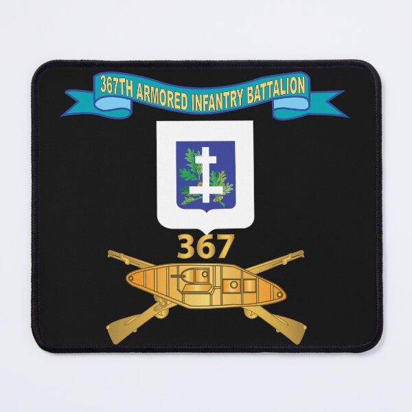 Item preview, Army - 367th Armored Infantry Battalion w Br - DUI - Ribbon - WWII Era AIB Branch X 300 designed and sold by Military Insignia Products.