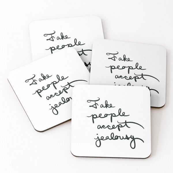Item preview, Fake People Accept Jealousy designed and sold by abeink.