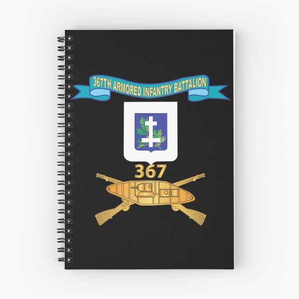 Item preview, Army - 367th Armored Infantry Battalion w Br - DUI - Ribbon - WWII Era AIB Branch X 300 designed and sold by Military Insignia Products.