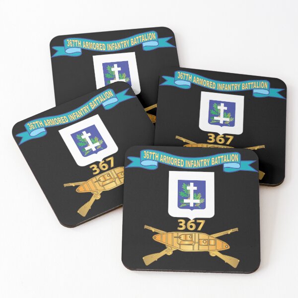 Item preview, Army - 367th Armored Infantry Battalion w Br - DUI - Ribbon - WWII Era AIB Branch X 300 designed and sold by Military Insignia Products.