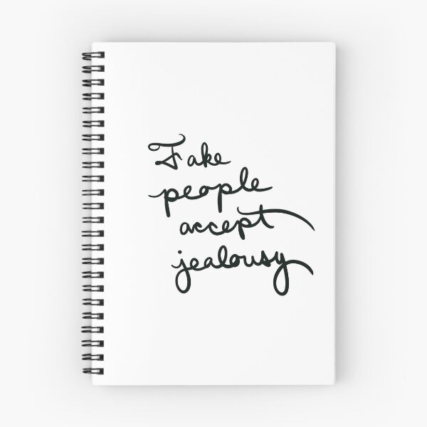 Item preview, Fake People Accept Jealousy designed and sold by abeink.