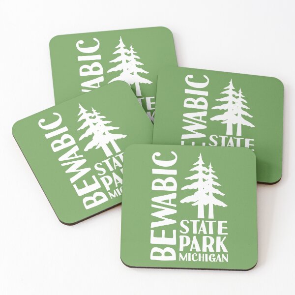 Item preview, Bewabic State Park Michigan Pines W designed and sold by bivenart.