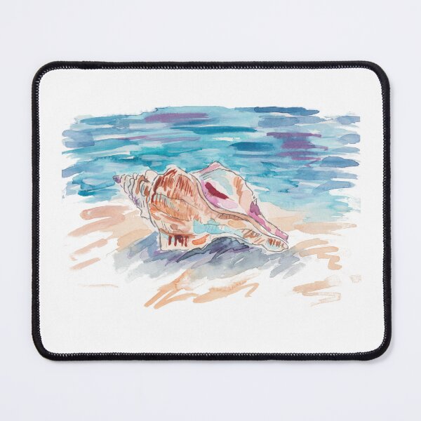 Item preview, Little Mermaid's Sea Shell designed and sold by The Orangutan Gallery.