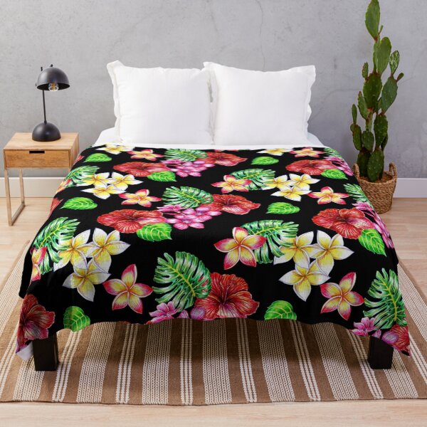 Item preview, Finelinear drawing bouquet of tropical flowers and leaves designed and sold by MartaHorodniczy.