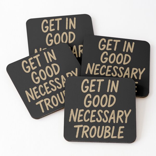 Item preview, Get In Good Necessary Trouble – Bold Social Justice Statement designed and sold by SkymarArt.