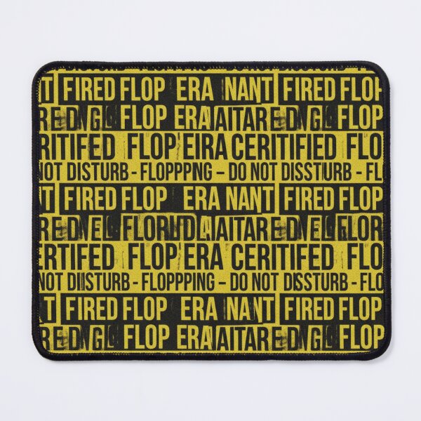 Item preview, Certified Flop Era | Caution Tape Typo Pattern designed and sold by DailyVibesMerch.