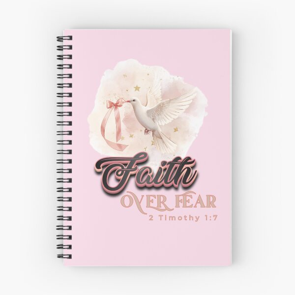 Item preview, Faith Over Fear – 2 Timothy 1:7 | Elegant Christian Dove Art in Coquette Pastel Style | Inspirational Bible Verse Design designed and sold by AmenAlways.